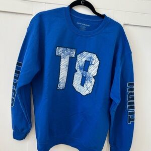Tate McRae World Tour Blue Sweatshirt Crewneck Size Large